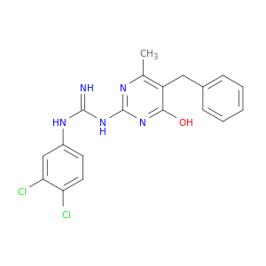 Guanidine,N-(3,4-dichlorophenyl)-N'-[1,6-dihydro-4-methyl-6-oxo-5-(phenylmethyl)-2-pyrimidinyl]-