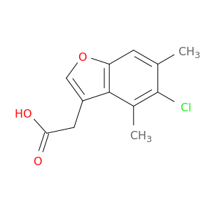 2-(5-Chloro-4,6-dimethylbenzofuran-3-yl)acetic acid