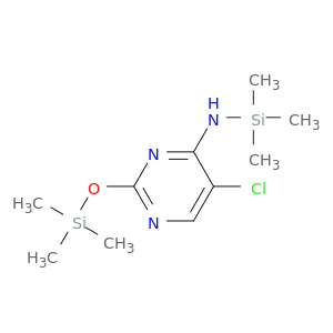4-Pyrimidinamine, 5-chloro-N-(trimethylsilyl)-2-[(trimethylsilyl)oxy]-
