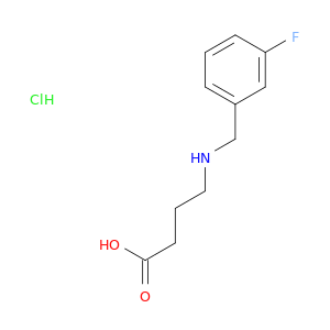 4-{[(3-fluorophenyl)methyl]amino}butanoic acid hydrochloride