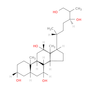 Cholestane-3,7,12,24,26-pentol, (3a,5b,7a,12a,24S)-