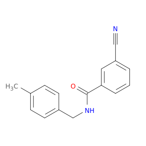 3-Cyano-N-[(4-Methylphenyl)Methyl]Benzamide