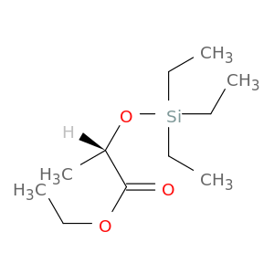 Propanoic acid, 2-[(triethylsilyl)oxy]-, ethyl ester, (S)-