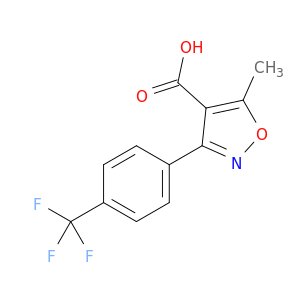 5-Methyl-3-[4-(trifluoromethyl)phenyl]-1,2-oxazole-4-carboxylic Acid