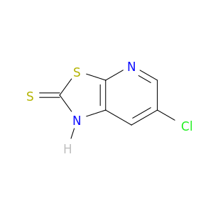 Thiazolo[5,4-b]pyridine-2(1H)-thione, 6-chloro-