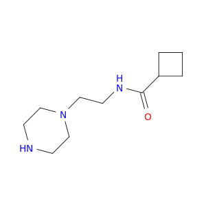 N-[2-(Piperazin-1-yl)ethyl]cyclobutanecarboxamide