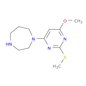 1-(6-甲氧基-2-甲基硫基-嘧啶-4-基)-[1,4]二氮杂环庚烷盐酸盐