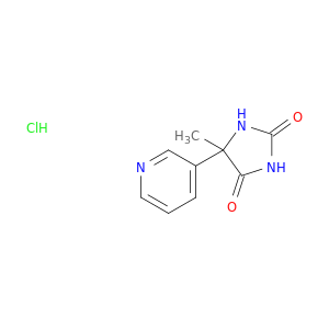5-methyl-5-(pyridin-3-yl)imidazolidine-2,4-dione hydrochloride