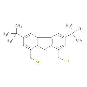 9H-Fluorene-1,8-dimethanethiol, 3,6-bis(1,1-dimethylethyl)-