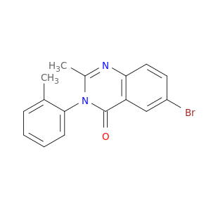 6-溴-2-甲基-3-(2-甲基苯基)-4(3H)-喹唑啉酮