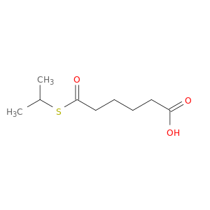 Hexanoic acid, 6-[(1-methylethyl)thio]-6-oxo-