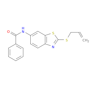 Benzamide, N-[2-(2-propenylthio)-6-benzothiazolyl]-