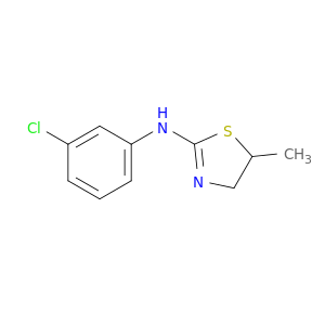 2-Thiazolamine, N-(3-chlorophenyl)-4,5-dihydro-5-methyl-