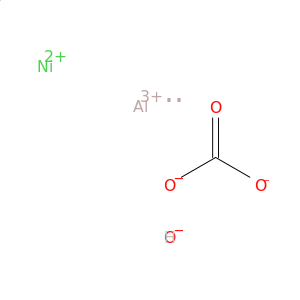 Aluminum nickel carbonate hydroxide
