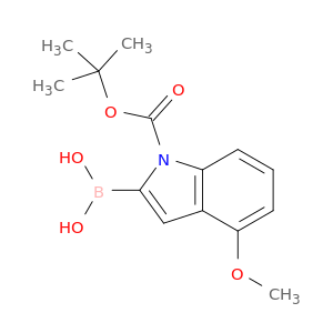 (1-(叔丁氧基羰基)-4-甲氧基-1H-吲哚-2-基)硼酸
