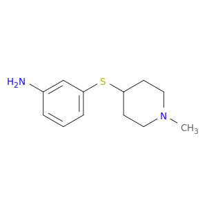 BENZENAMINE, 3-[(1-METHYL-4-PIPERIDINYL)THIO]-