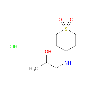4-[(2-Hydroxypropyl)amino]-1lambda6-thiane-1,1-dione Hydrochloride