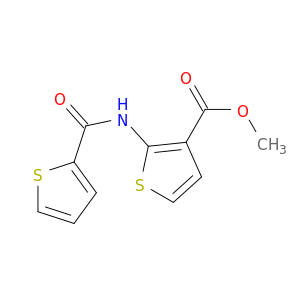 3-Thiophenecarboxylicacid, 2-[(2-thienylcarbonyl)amino]-, methyl ester