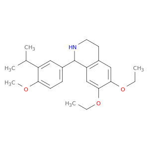 6,7-diethoxy-1-(4-methoxy-3-propan-2-yl-phenyl)-1,2,3,4-tetrahydroisoquinoline