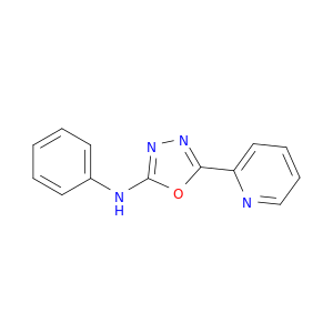 1,3,4-Oxadiazol-2-amine, N-phenyl-5-(2-pyridinyl)-