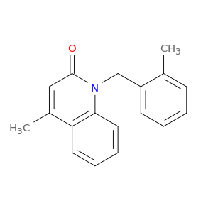 2(1H)-Quinolinone, 4-methyl-1-[(2-methylphenyl)methyl]-