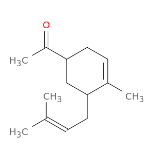 1-[4-甲基-5-(3-甲基-2-丁烯-1-基)-3-环己酮-1-基]乙酮