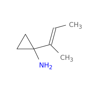 Cyclopropanamine,1-(1-methyl-1-propen-1-yl)-