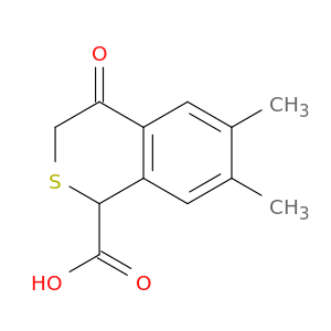 1H-2-Benzothiopyran-1-carboxylicacid, 3,4-dihydro-6,7-dimethyl-4-oxo-