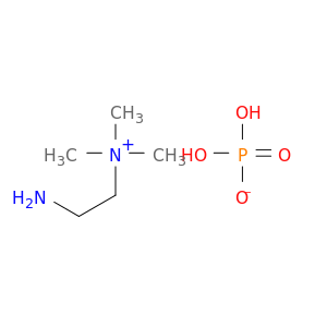 Ethanaminium, 2-amino-N,N,N-trimethyl-, phosphate (1:1)