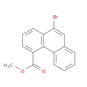 4-Phenanthrenecarboxylicacid, 10-bromo-, methyl ester
