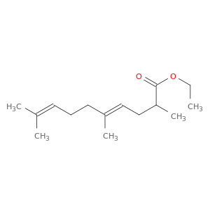 4,8-Decadienoic acid, 2,5,9-trimethyl-, ethyl ester, (E)-