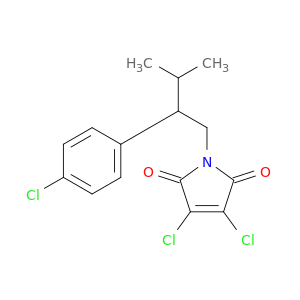 1H-Pyrrole-2,5-dione, 3,4-dichloro-1-[2-(4-chlorophenyl)-3-methylbutyl]-