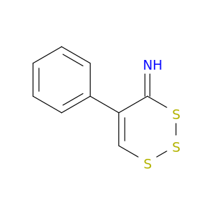 4H-1,2,3-Trithiin-4-imine, 5-phenyl-