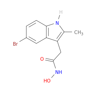 1H-Indole-3-acetamide, 5-bromo-N-hydroxy-2-methyl-