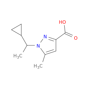 1H-吡唑-3-羧酸,1-(1-环丙基乙基)-5-甲基-