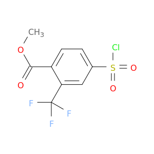 苯甲酸,4-(氯磺酰基)-2-(三氟甲基)-,甲酯