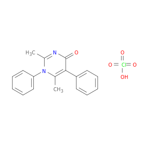 4(1H)-Pyrimidinone, 2,6-dimethyl-1,5-diphenyl-, monoperchlorate