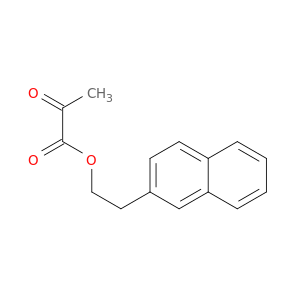 Propanoic acid, 2-oxo-, 2-(2-naphthalenyl)ethyl ester