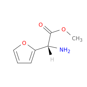 2-Furanacetic acid, a-amino-, methyl ester, (R)- (9CI)