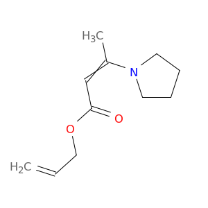 2-Butenoic acid, 3-(1-pyrrolidinyl)-, 2-propenyl ester