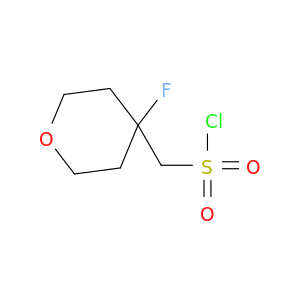 (4-fluorooxan-4-yl)methanesulfonyl chloride