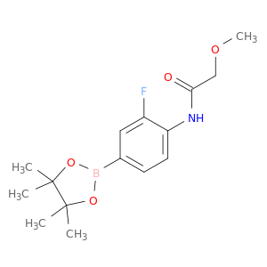 4-(甲氧基乙酰氨基)-3-氟苯基硼酸频那醇酯
