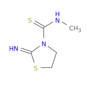 3-Thiazolidinecarbothioamide, 2-imino-N-methyl-