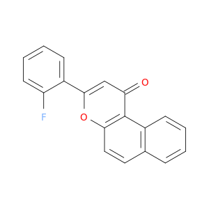 1H-Naphtho[2,1-b]pyran-1-one, 3-(2-fluorophenyl)-