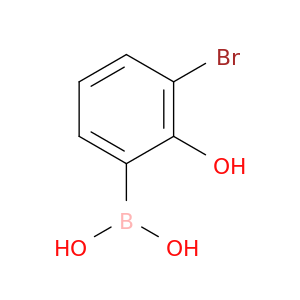 3-溴-2-羟基苯硼酸