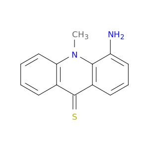 9(10H)-Acridinethione, 4-amino-10-methyl-