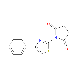 2,5-Pyrrolidinedione, 1-(4-phenyl-2-thiazolyl)-