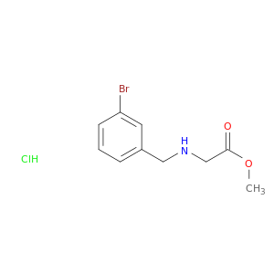 Methyl 2-{[(3-bromophenyl)methyl]amino}acetate Hydrochloride