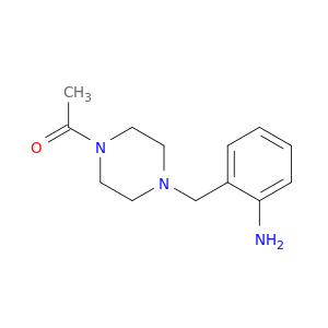 1-{4-[(2-Aminophenyl)methyl]piperazin-1-yl}ethan-1-one