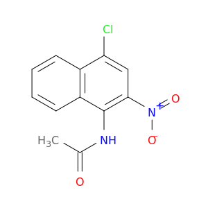 Acetamide, N-(4-chloro-2-nitro-1-naphthalenyl)-